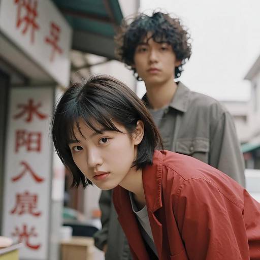 Dynamic Portrait of Two Individuals