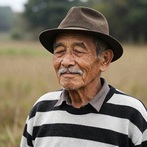Captivating Portrait of an Elderly Man