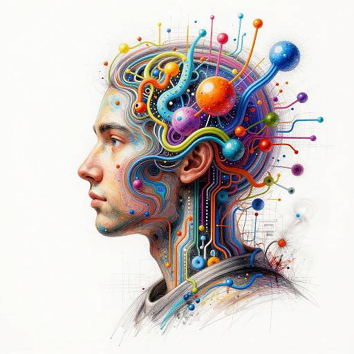 Abstract Fusion of Human and AI Creativity