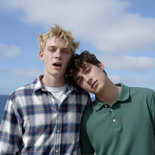 Close Friendship by the Ocean