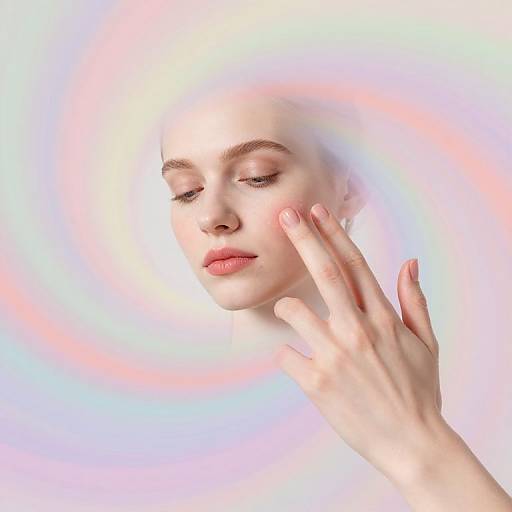 Dreamy Surreal Cheek Caress