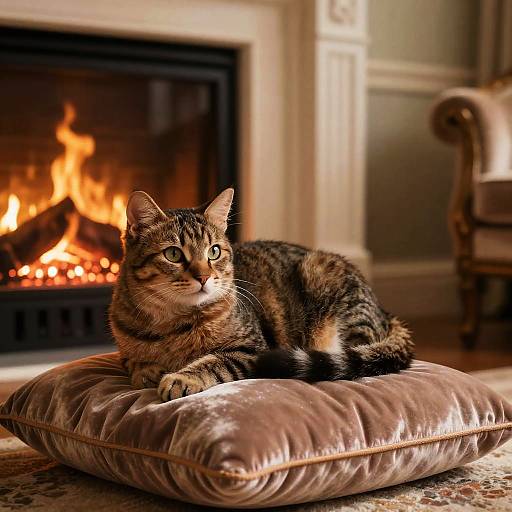 NewJeans Haerin Cat Cozy Vintage Scene