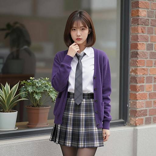 Contemporary Asian Woman Portrait by Window