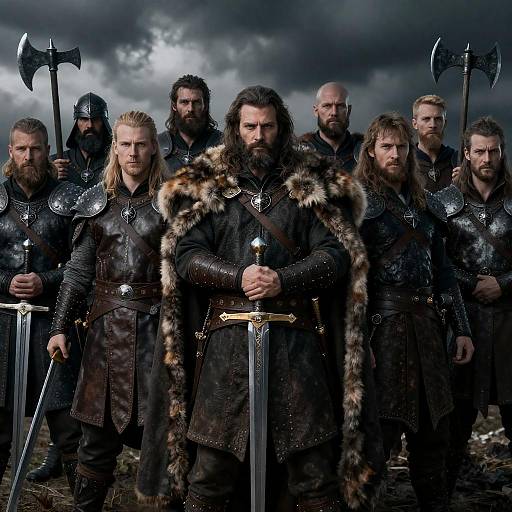 Epic Gathering of Fantasy Warriors