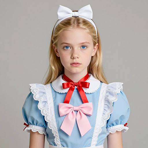 Photorealistic Alice in Wonderland Portrait