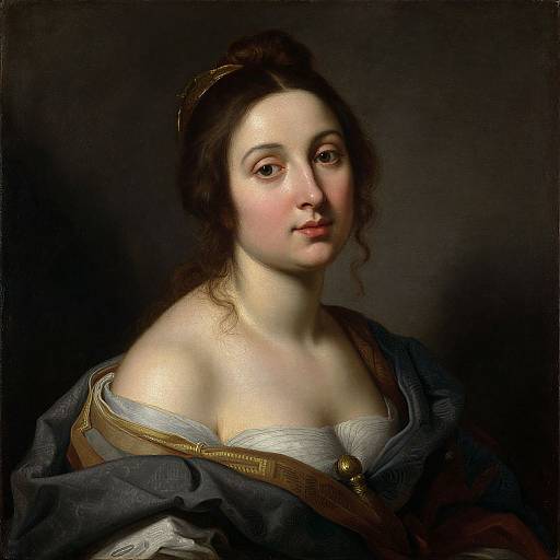 Baroque Portrait of Woman by Gaulli