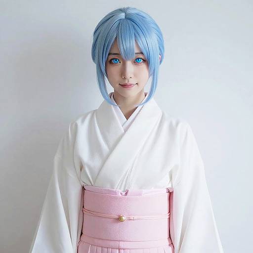 Yukime with Glowing Pale Blue Eyes