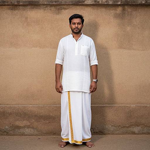 Traditional Man Performing Varma Kalai