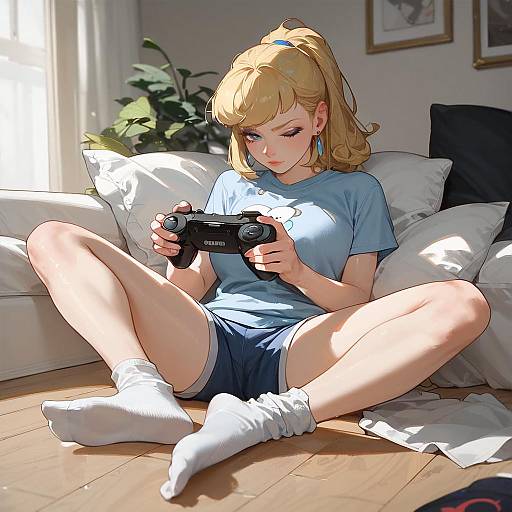 Penny Playing Video Games Angry