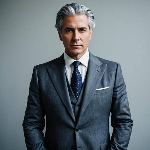 Middle-aged Man in Classic Suit