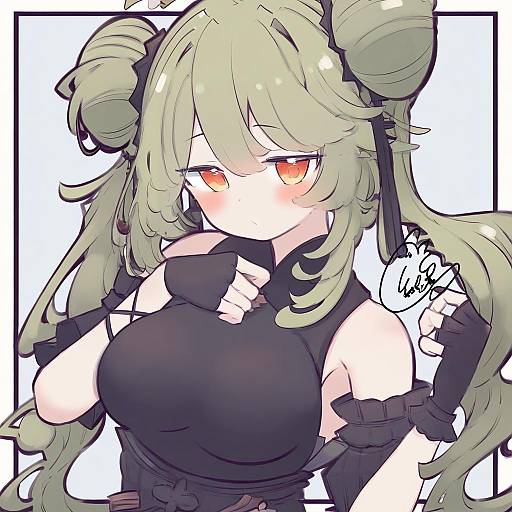 Illustration of Ai-chan (honkai impact), honkai (series) in the style of Beni shake