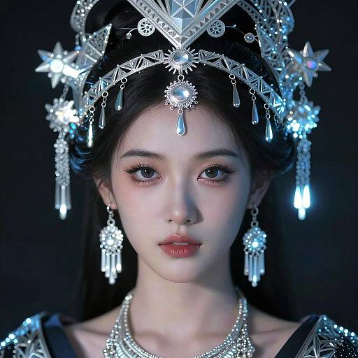 Ethereal Portrait of a Mystical Woman