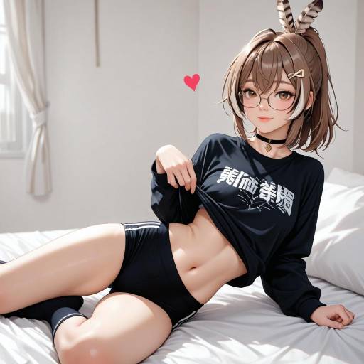 Charming Virtual YouTuber with Feathers