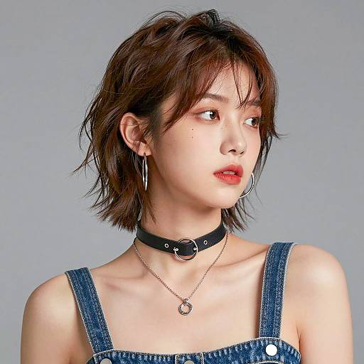 Chic Portrait of a Young Woman