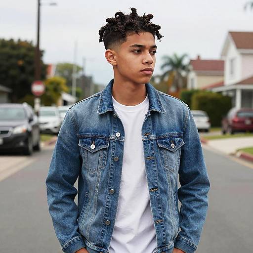 Teen Male Mini Twists Fashion Portrait