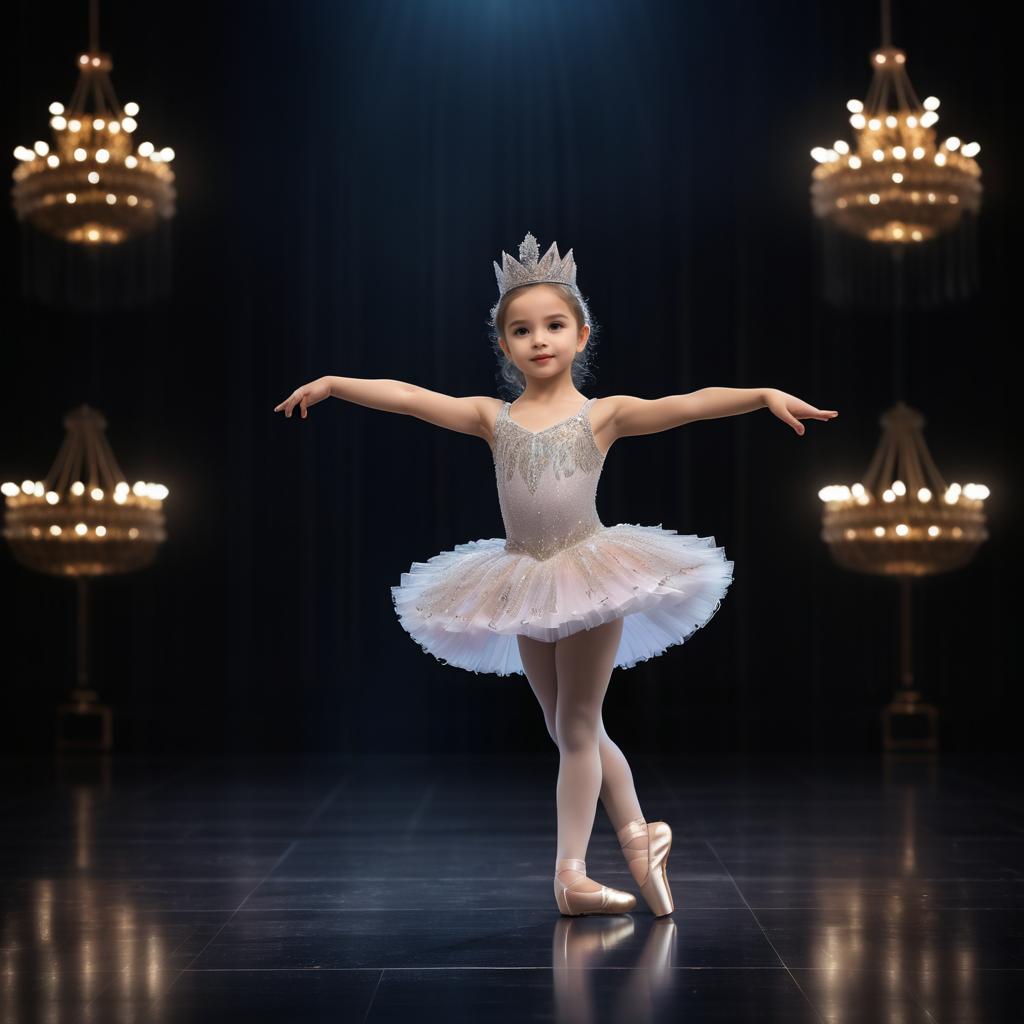 Photorealistic Young Ballerina Masterpiece