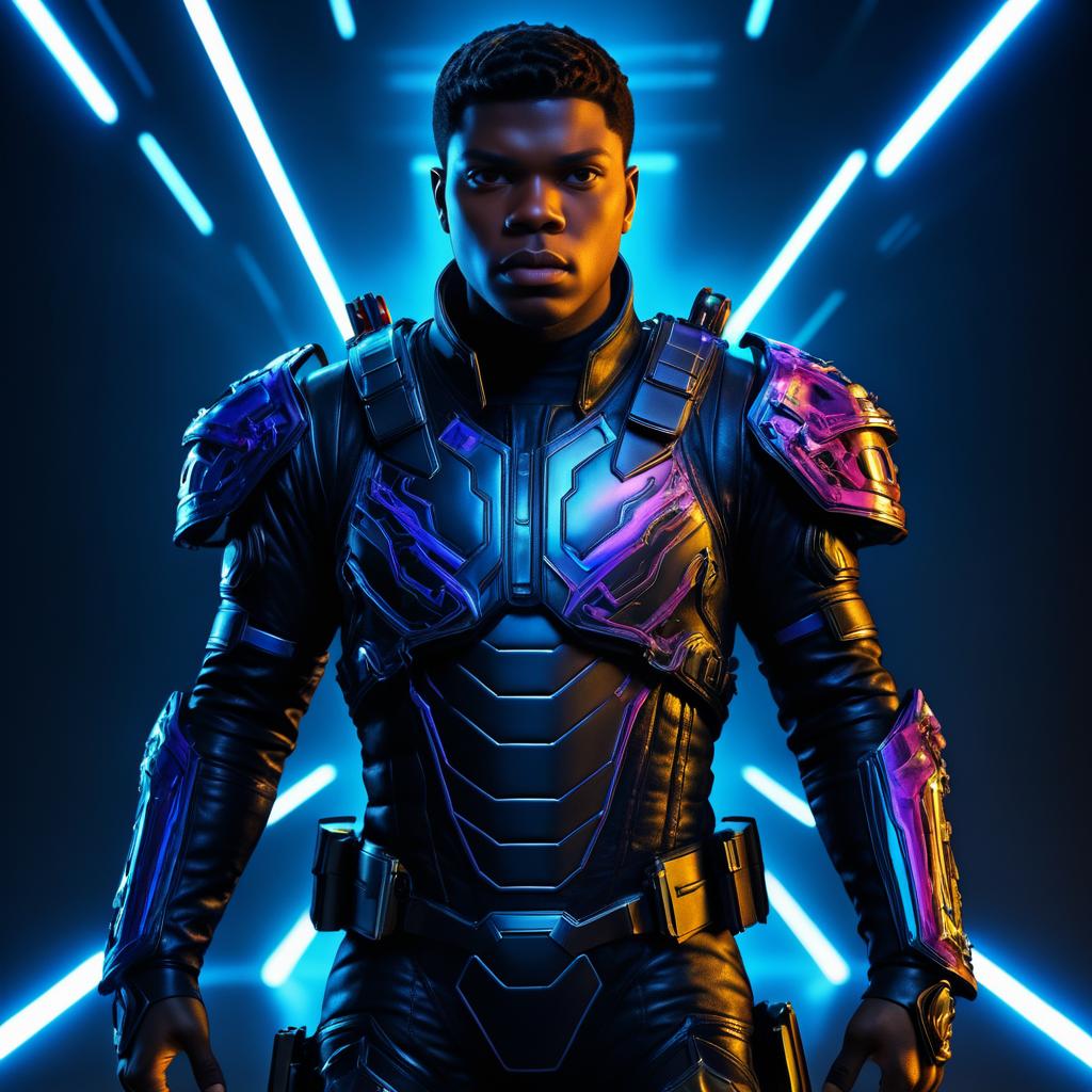 John Boyega as a Psychotic Zombie Warrior