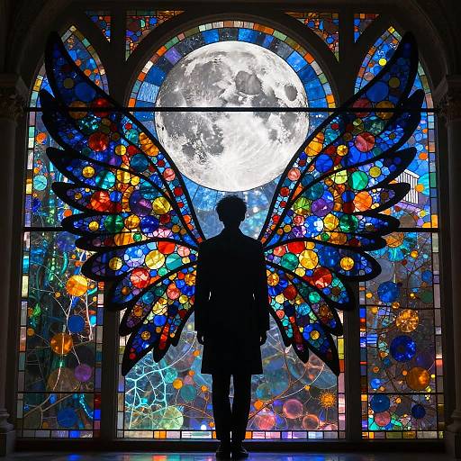 Photorealistic Stained Glass Palace