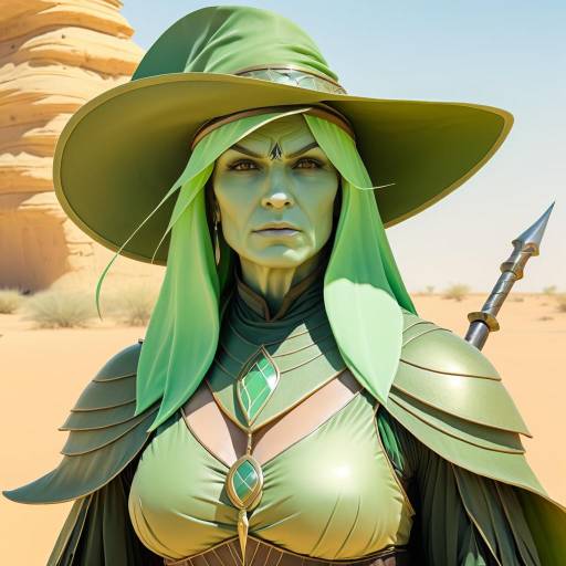 Desert Witch Warrior Portrait