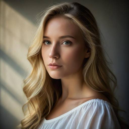 Soft Natural Light Portrait of Young Woman