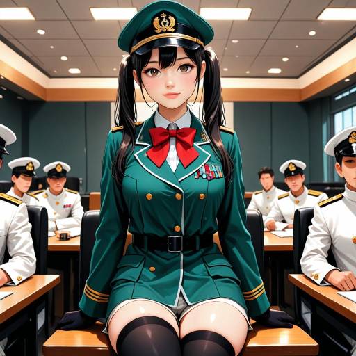 Admiral Kancolle in Conference Room
