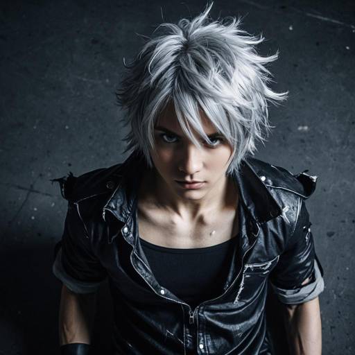 Edgy Mahito Cosplay with Tousled Hair