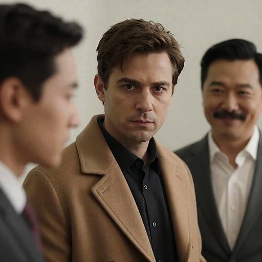 Tension Among Three Men in Focus