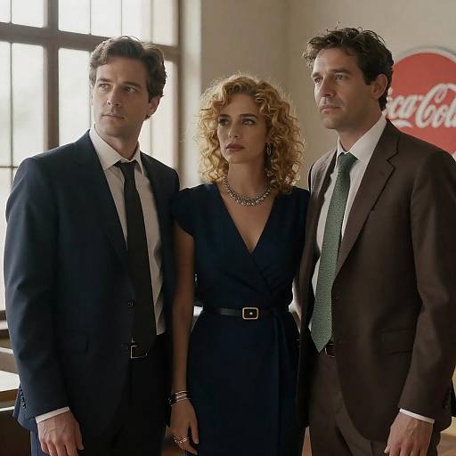 Social Gathering: Three People Portrait