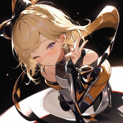 Stylish Blonde Girl from Persona 5 Royal