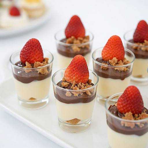 Elegant Layered Dessert Glass Cups