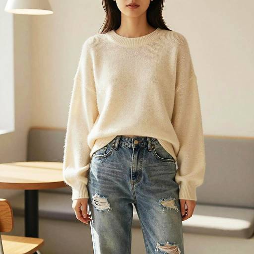 Minimalist Fashion Blogger in Cozy Knit