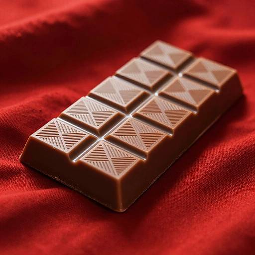 Close-Up Golden Milk Chocolate Bar