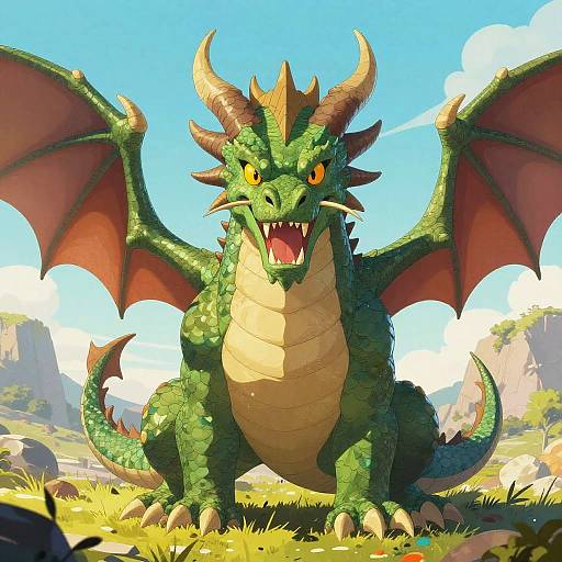 Vivid Dragon Concept Art