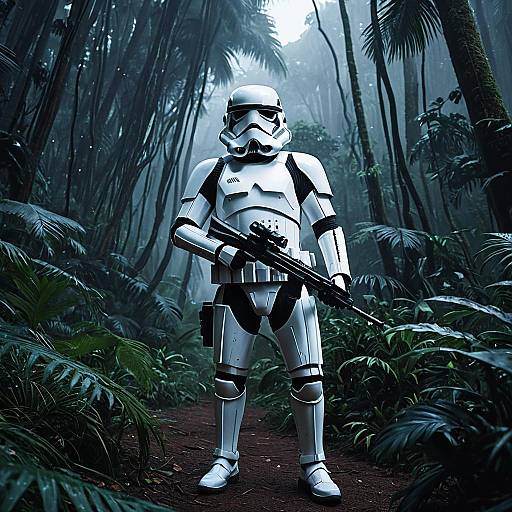 Stormtrooper in Alien Jungle
