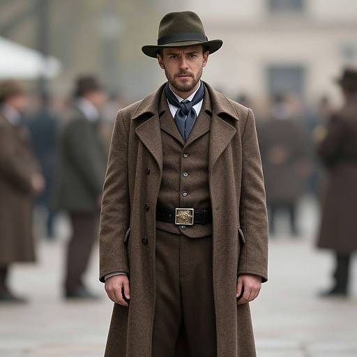 Vintage Male Film Costume Portrait