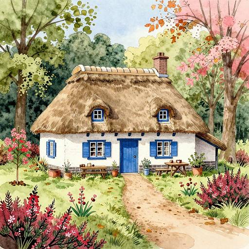 Charming Dutch Flemish Medieval Cottage