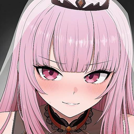 Illustration of Mori calliope (6th costume), hololive in the style of Mochi au lait