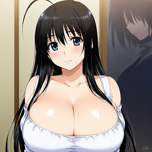 Illustration of Ohno kanako, genshiken in the style of Ech