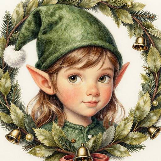 Realistic Christmas Elf Close-Up