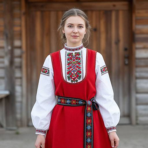 Traditional Arkhangelsk Holiday Dress