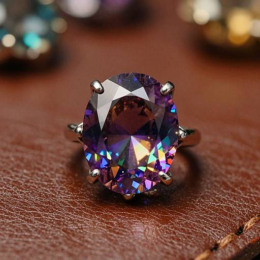 Garnet Gemstone Artistry Display