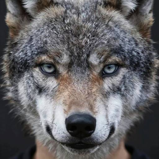 Realistic Wolf-Inspired Animal Makeup