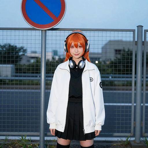 Adachi Rei Urban Street Portrait