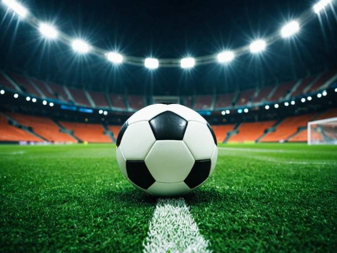 Stadium Soccer Ball Wallpaper Design