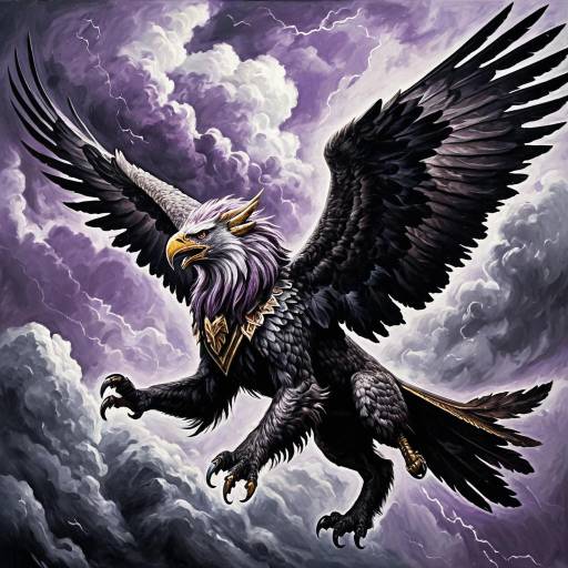Warhammer Style Majestic Griffin Flying