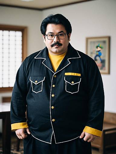 Plus Size Man in Wario Costume