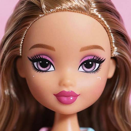 Custom Bratz Doll Face Close-Up