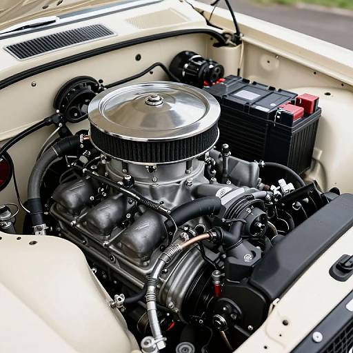 Close-Up of 1968 Austin Ant Engine