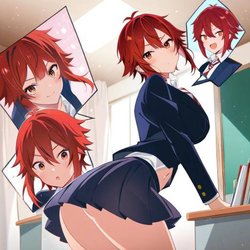 Illustration of Aizawa tomo, tomo-chan wa onna no ko in the style of Fathom