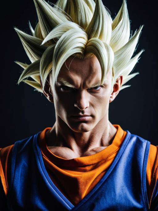 Man in Dragon Ball Super Saiyan Costume